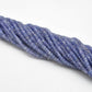Natural Tanzanite Rondelle Faceted Gemstone Beads 4mm 16" Strand