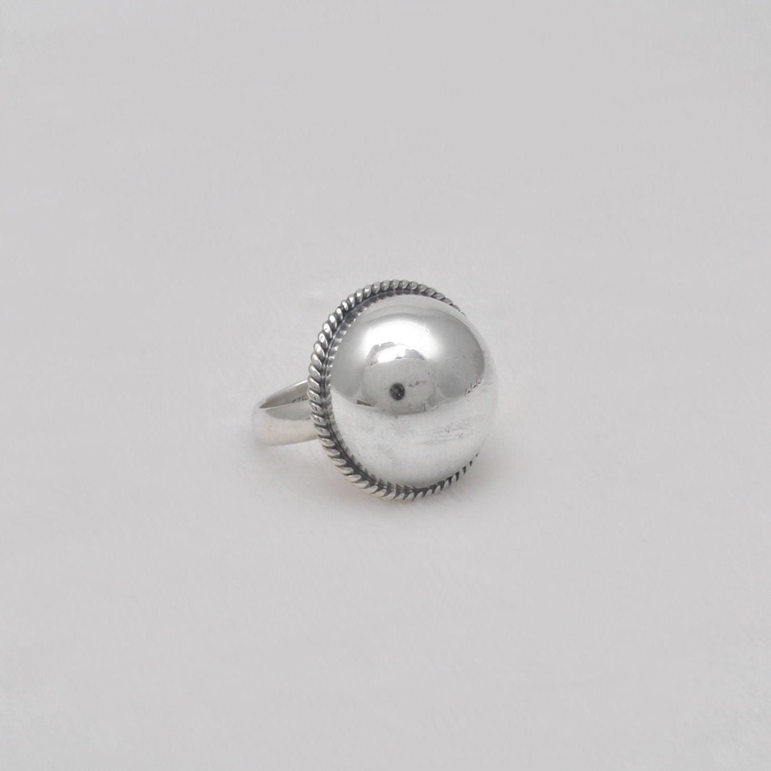 925 Silver Chunky Dome Ring Size 6 - SAR Gems