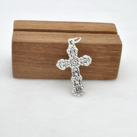 925 Sterling Silver Holy Cross Pendant - view 3