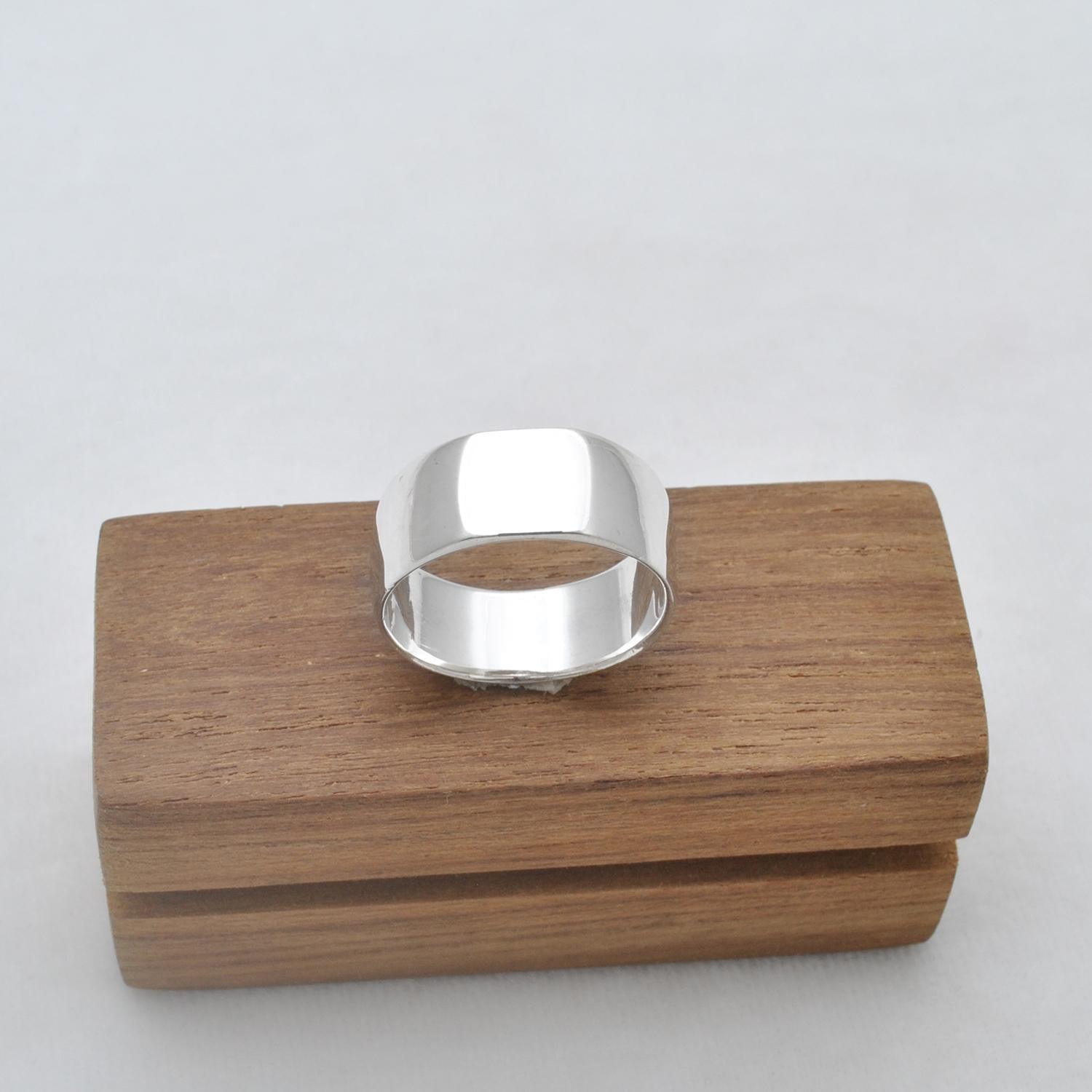 Silver Signet Ring Size 12 Christmas Gift - SAR Gems