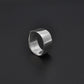 Square Solid Sterling Silver Band Ring Size 7 - SAR Gems