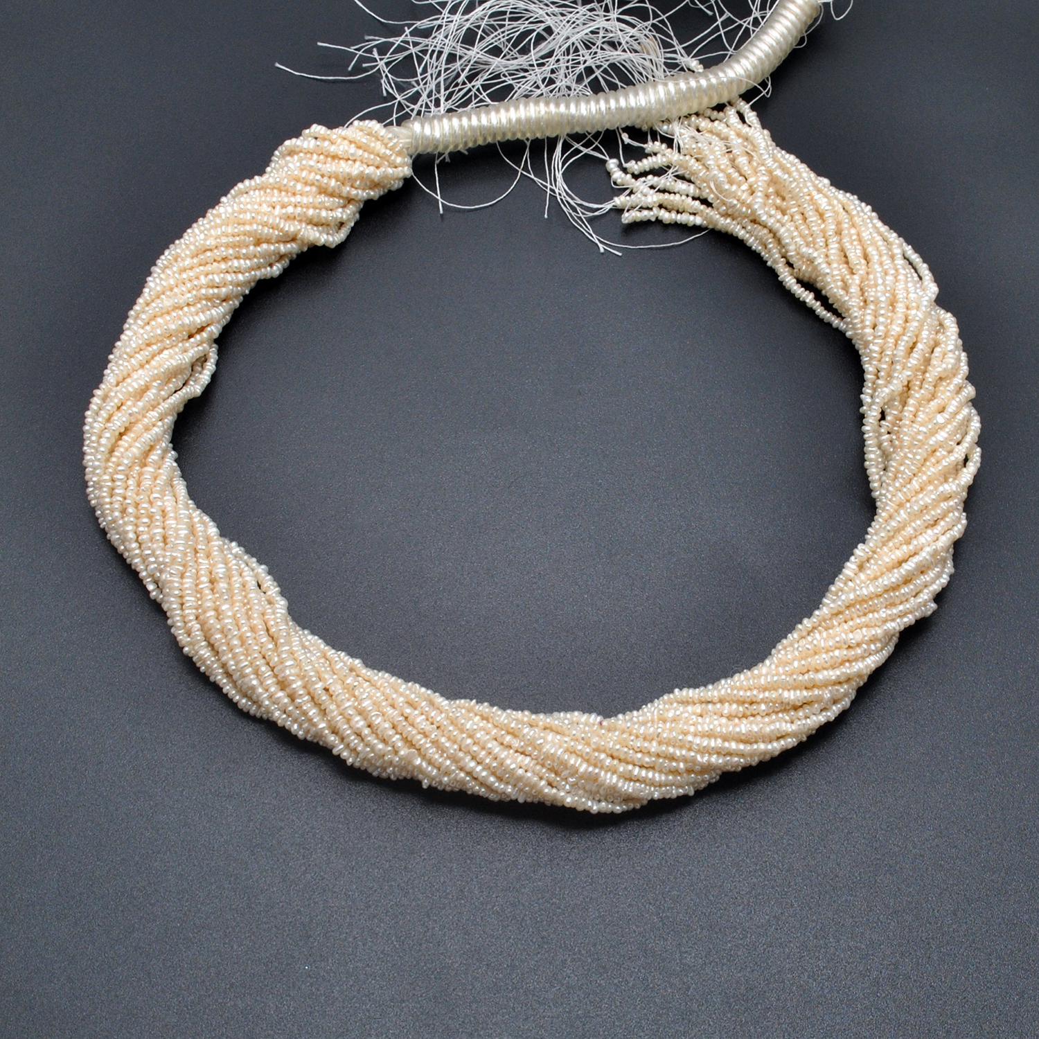 Natural Freshwater Pearl Rondelle Gemstone Beads 2mm 15" - SAR Gems