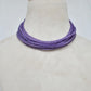 Natural Purple Amethyst Faceted Rondelle  Gemstone Beads Strand