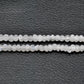 Natural Rainbow Moonstone Rondelle Gemstone Beads Strand