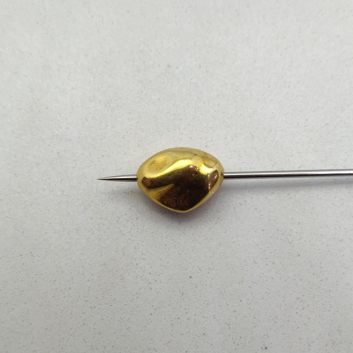 Solid 18k Yellow Gold Spacer Bead