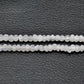 Natural Rainbow Moonstone Rondelle Gemstone Beads Strand