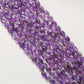 Natural Amethyst Oval Gemstone Beads – 5x10-9x13mm Mixed Sizes – 15" Strand (41 Stones)