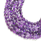 Natural Amethyst Coin Beads – Center Drilled 10-11 mm – 16" Strand DIY Gemstone Beads