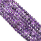 Natural Amethyst Coin Beads – Center Drilled 10-11 mm – 16" Strand DIY Gemstone Beads