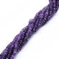 Natural Amethyst Rondelle Beads, 7-9mm – 16" Strand for Custom Jewelry Making