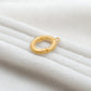 18k Solid Yellow Gold O Initial Letter Charm Pendant