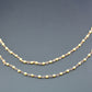 Radiant Rosary Chain - Pearl 925 Silver 2mm