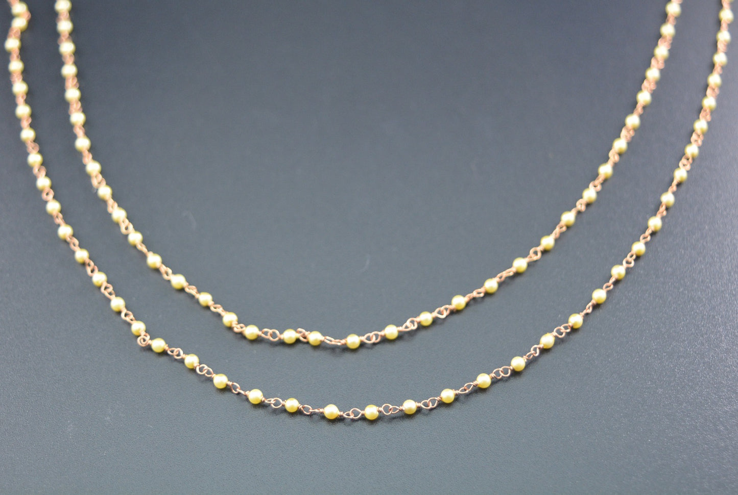Radiant Rosary Chain - Pearl 925 Silver 2mm