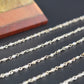 Beautiful Rosary Chain - Labradorite 925 Gold Silver 2mm