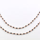 Delicate 925 Silver Gold Rosary Chain - Spinel 2.00mm