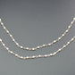 Trendy Rosary Chain - Pearl 925 Silver 2mm