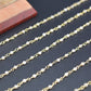 Trendy Rosary Chain - Pearl 925 Silver 2mm