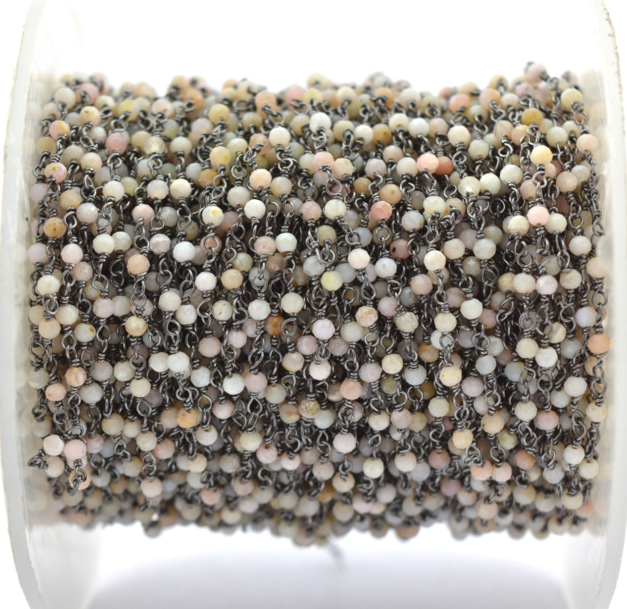 Opal Rosary Chain - 925 Silver, 2mm