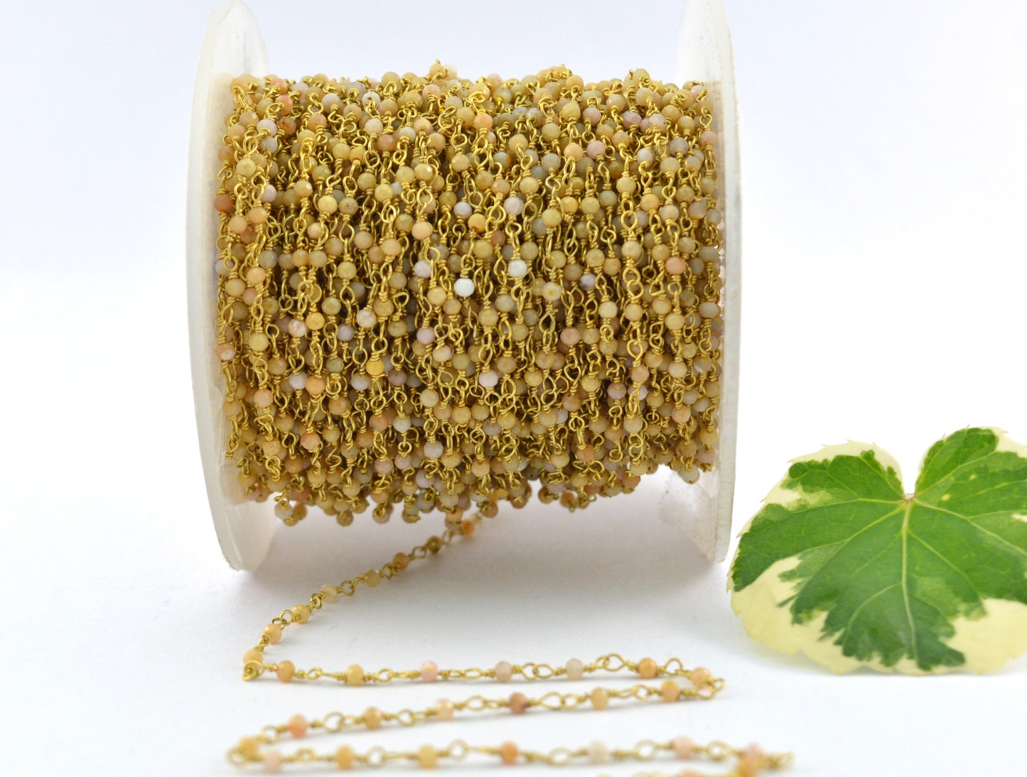 Opal Rosary Chain - 925 Silver, 2mm