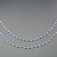 Lapis Rosary Chain - 925 Silver, 2mm