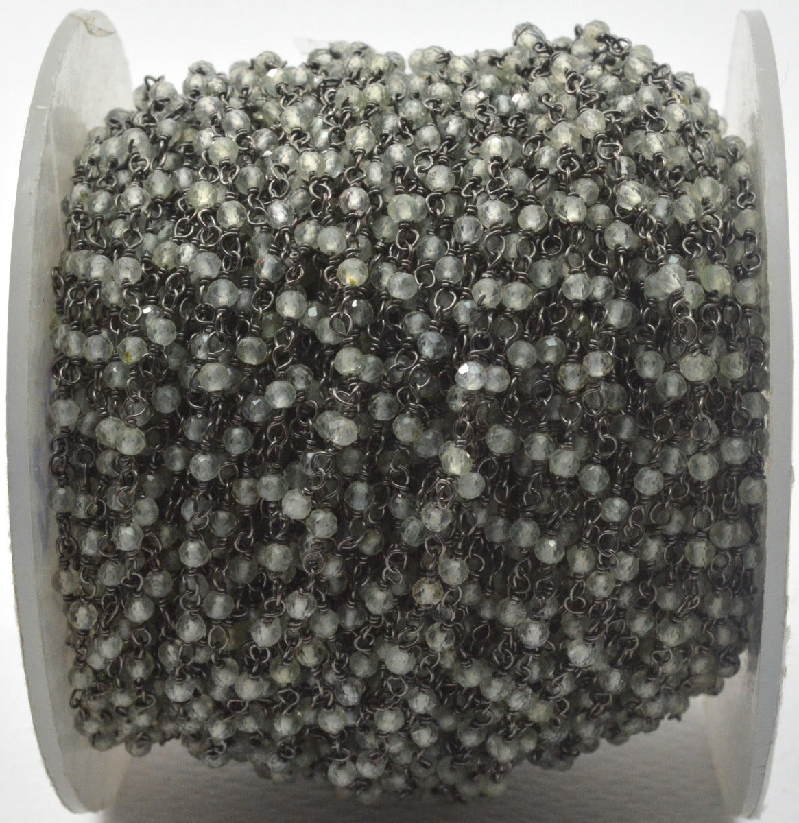 925 Gold Silver Rosary Chain with Jade - 2mm