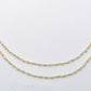 Chalcedony Rosary Chain - 925 Silver Gold, 2mm #5