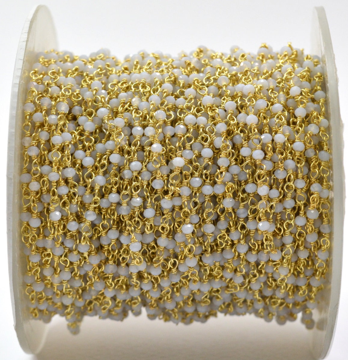 Classic Rosary Chain - Stone 925 Silver 2mm