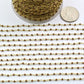 Vintage Rosary Chain - Pyrite 925 Silver 2mm