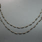 Radiant Rosary Chain - Pyrite 925 Silver Gold 3mm