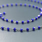 Gorgeous Rosary Chain - Chalcedony 925 Gold Silver 3mm