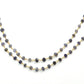 Iolite Rosary Chain - 925 Silver Gold, 4mm