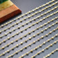 Labradorite Rosary Chain - 925 Gold Silver, 3mm
