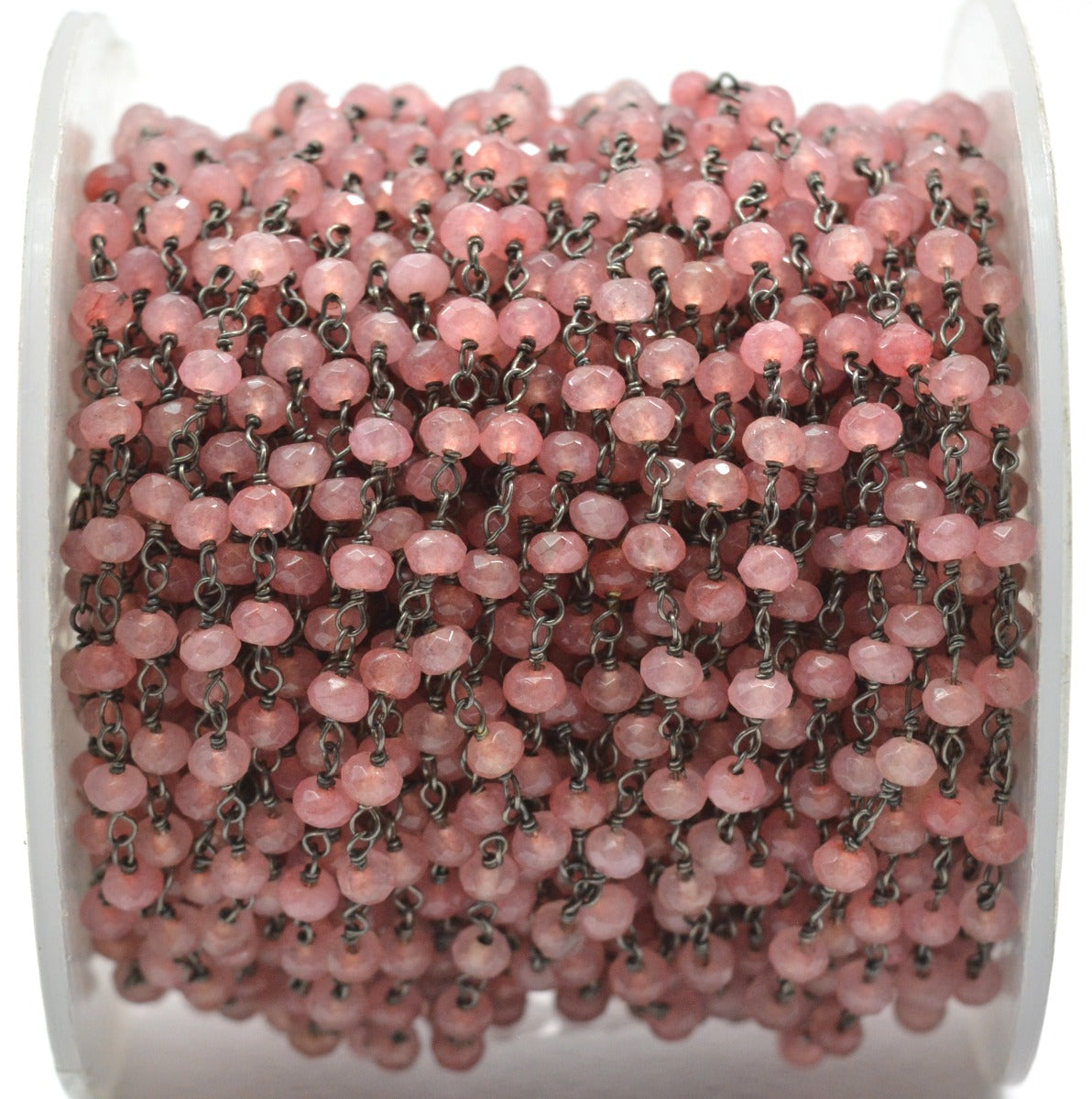 925 Silver Rosary Chain with Chalcedony - 3mm