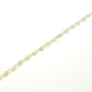 925 Silver Gold Rosary Chain with Prehnite - 3mm