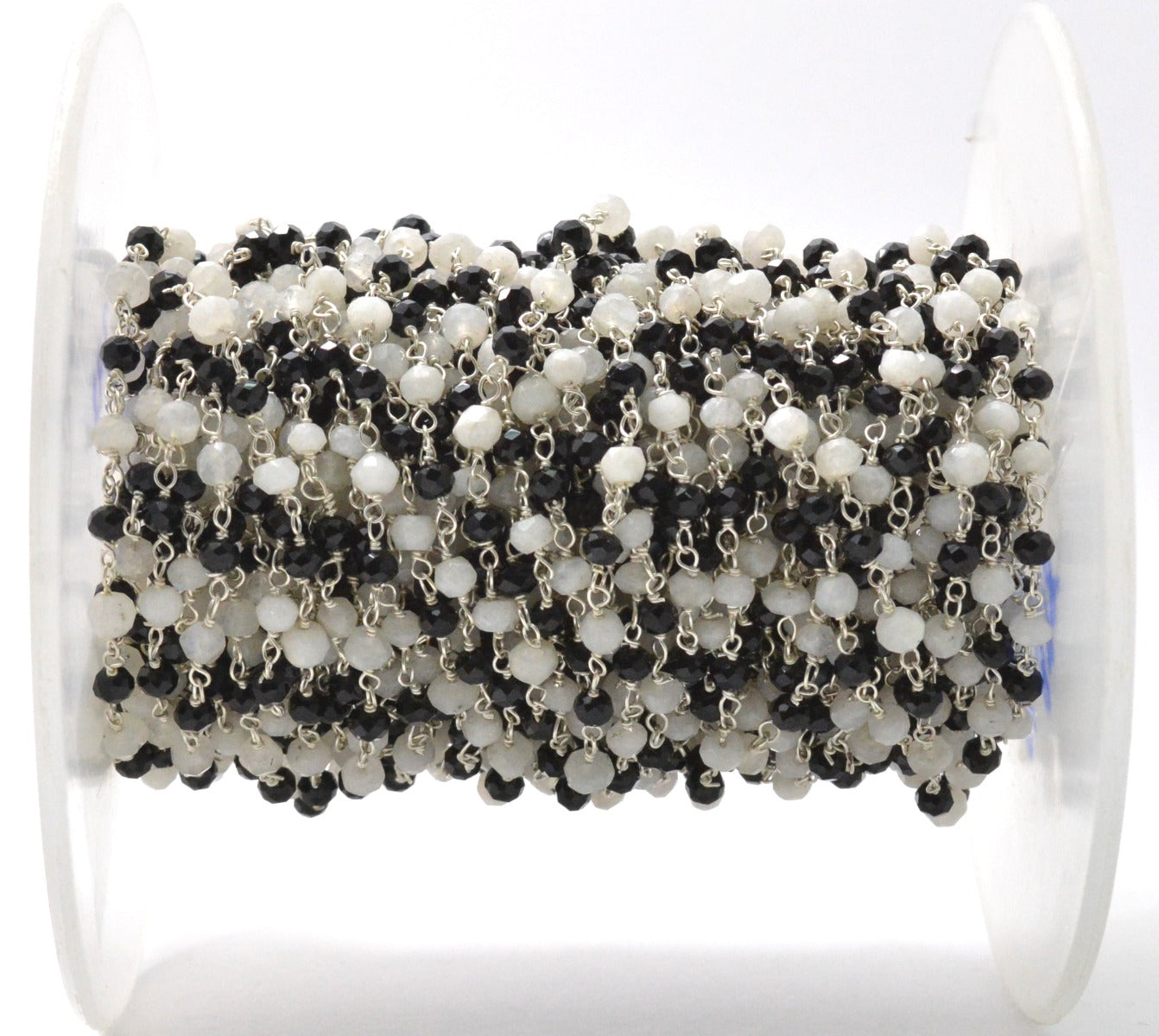 Graceful Rosary Chain - Spinel 925 Gold Silver 3mm