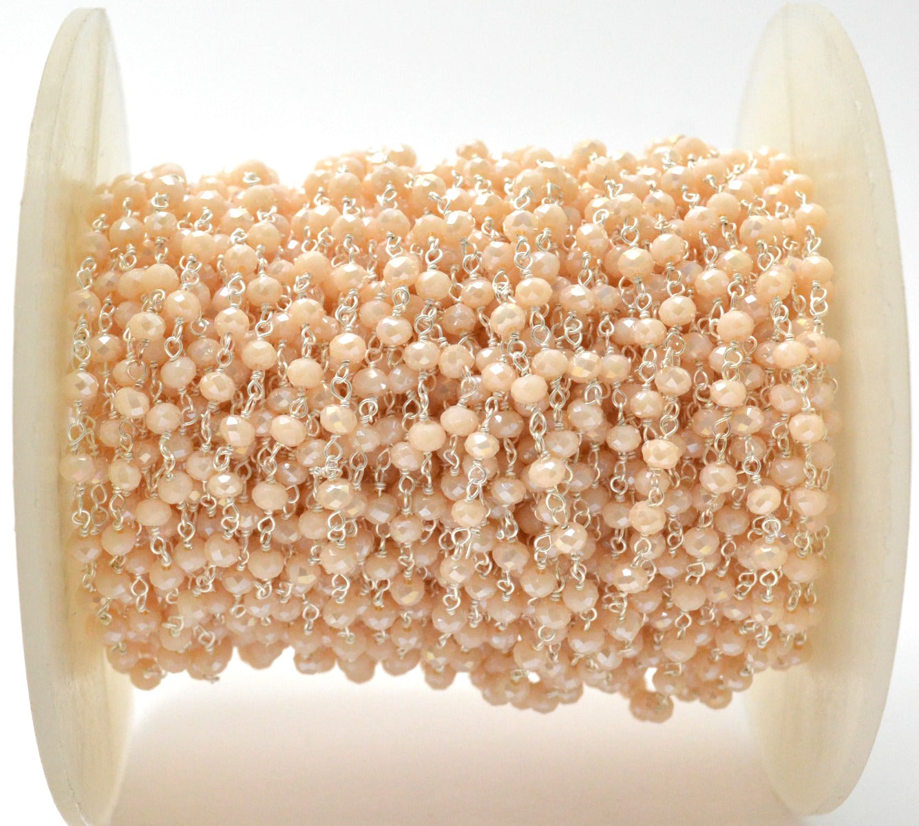 Elegant Rosary Chain - Chalcedony 925 Silver Gold