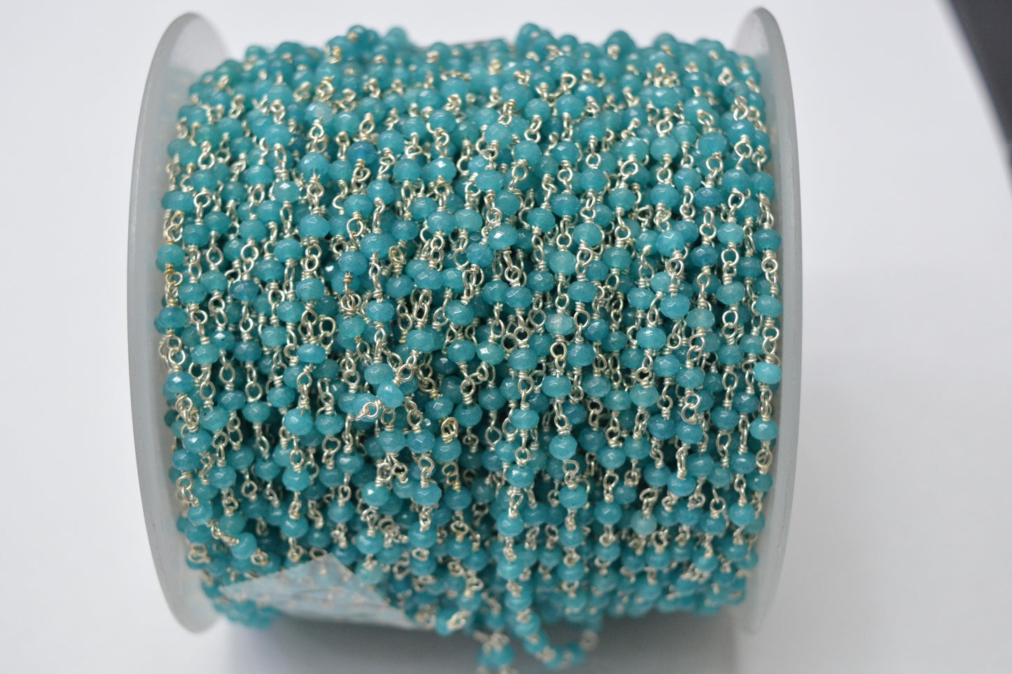 Gorgeous Rosary Chain - Jade 925 Silver 3.00mm