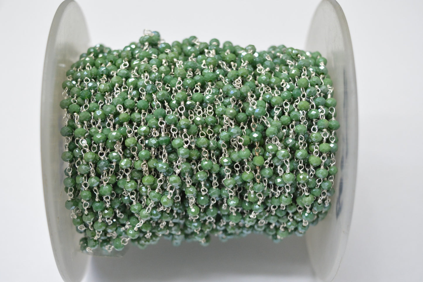 925 Gold Silver Rosary Chain with Chalcedony - 3.00mm #3