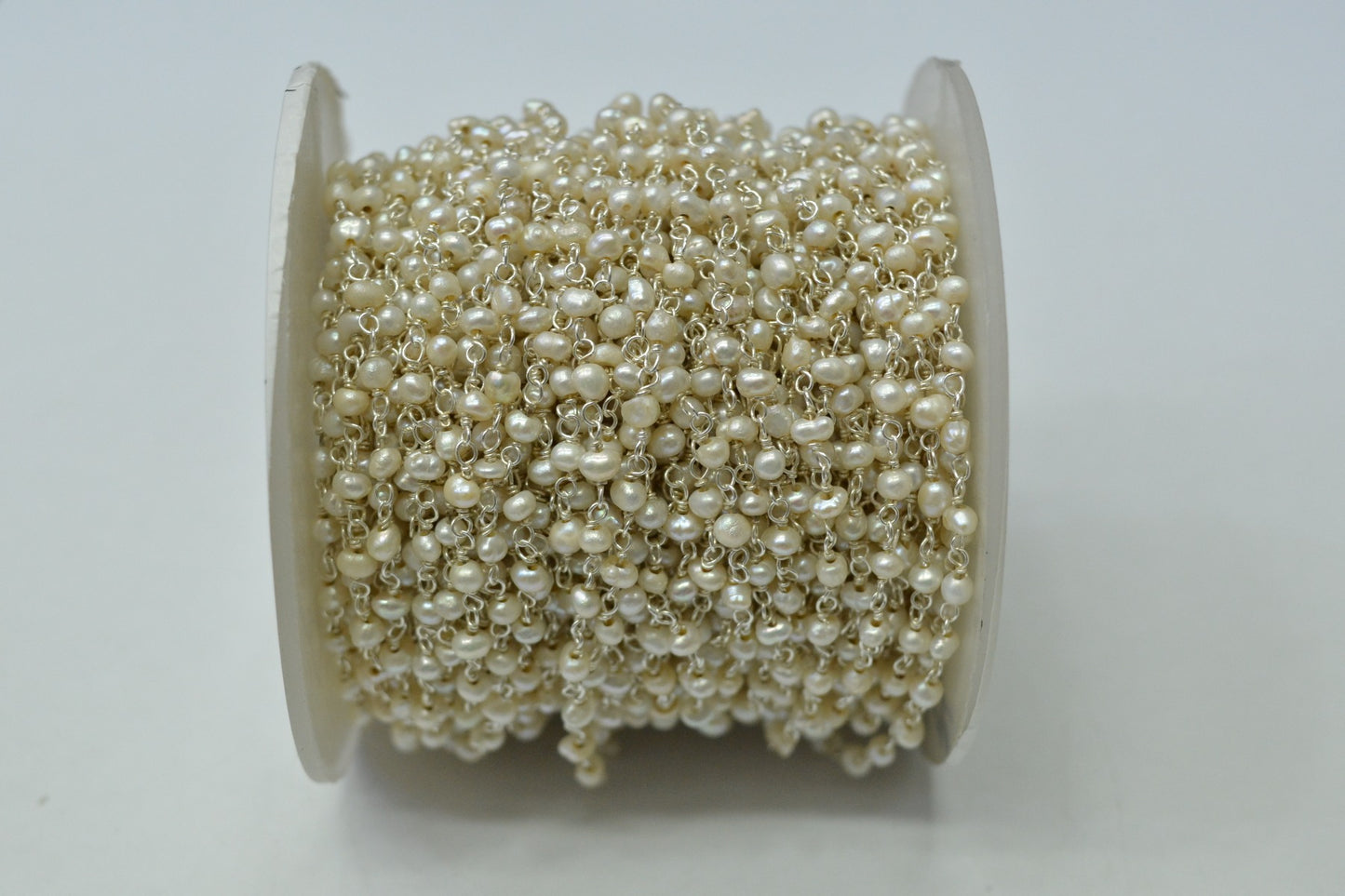 Charming 925 Gold Silver Rosary Chain - Pearl 3.00mm