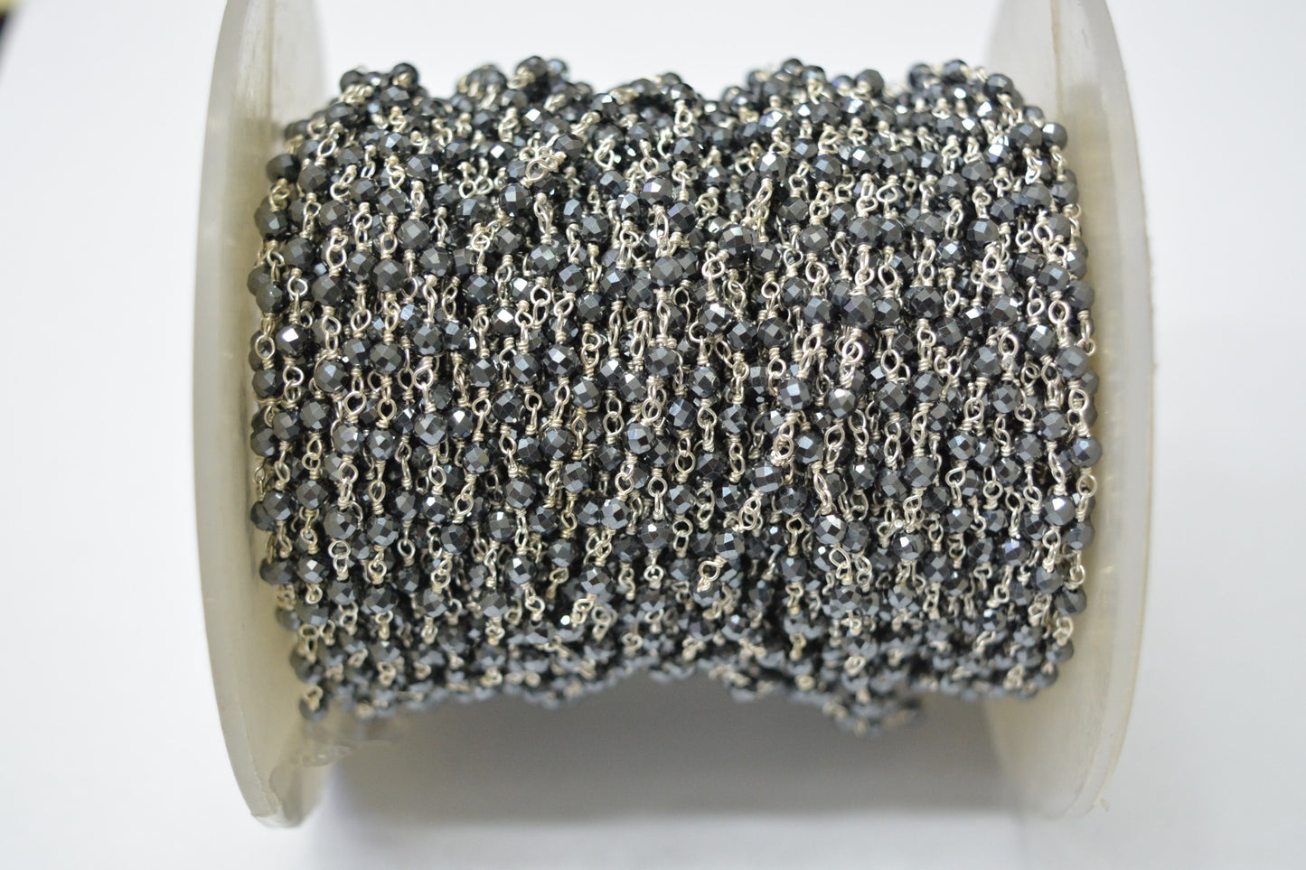 Delicate Rosary Chain - Spinel 925 Gold Silver 3.00mm