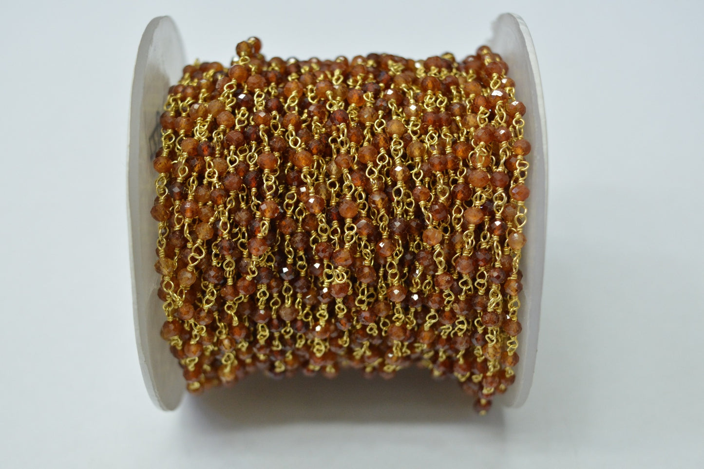 Stylish Stone Rosary Chain in 925 Gold Silver - 3.00mm