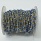 925 Gold Silver Rosary Chain with Kyanite - 3.00mm