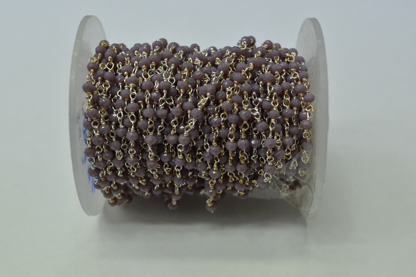 Stylish Rosary Chain - Charoite 925 Gold Silver 3.00mm