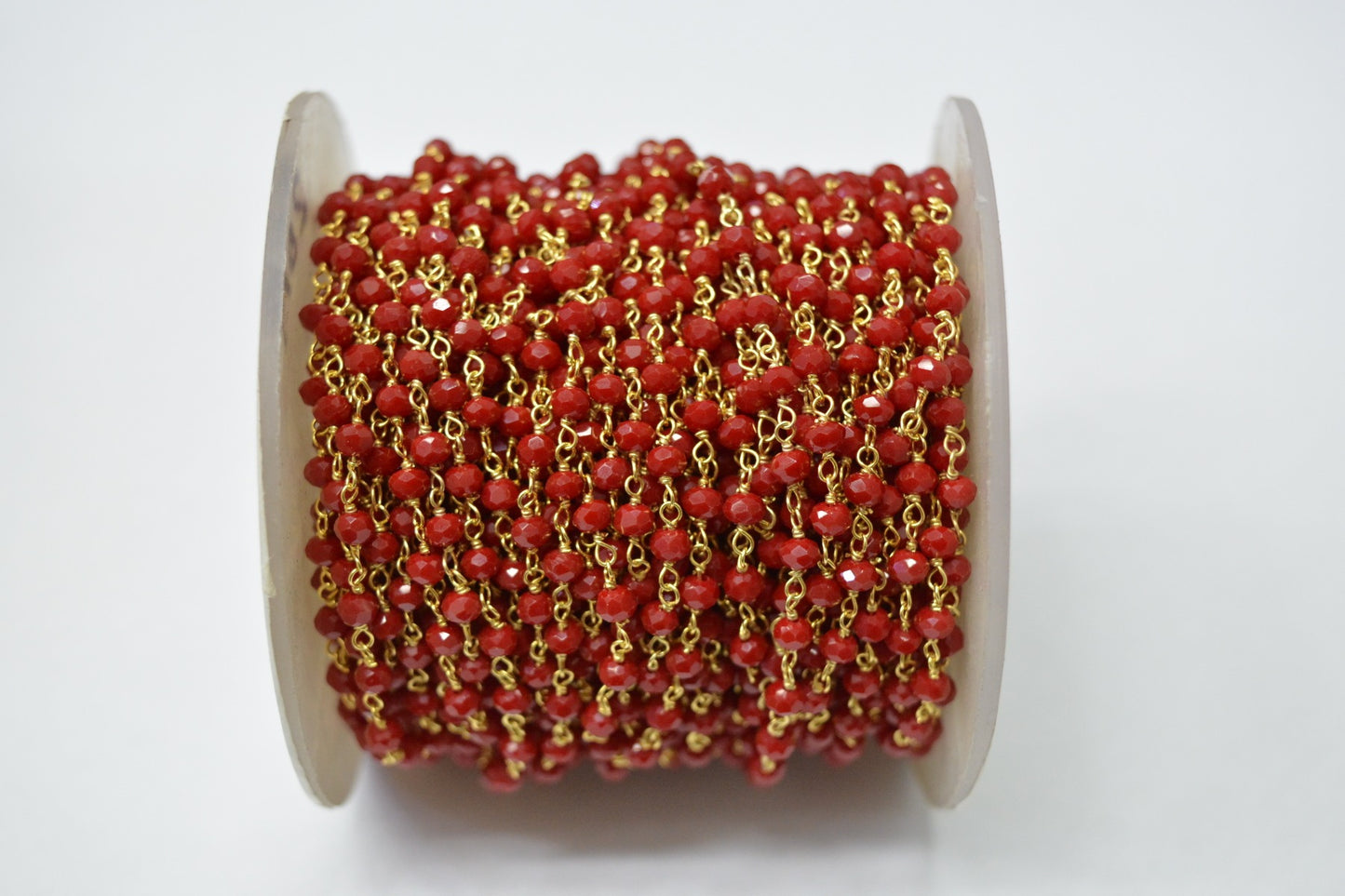 925 Gold Silver Rosary Chain with Chalcedony - 3.00mm #6