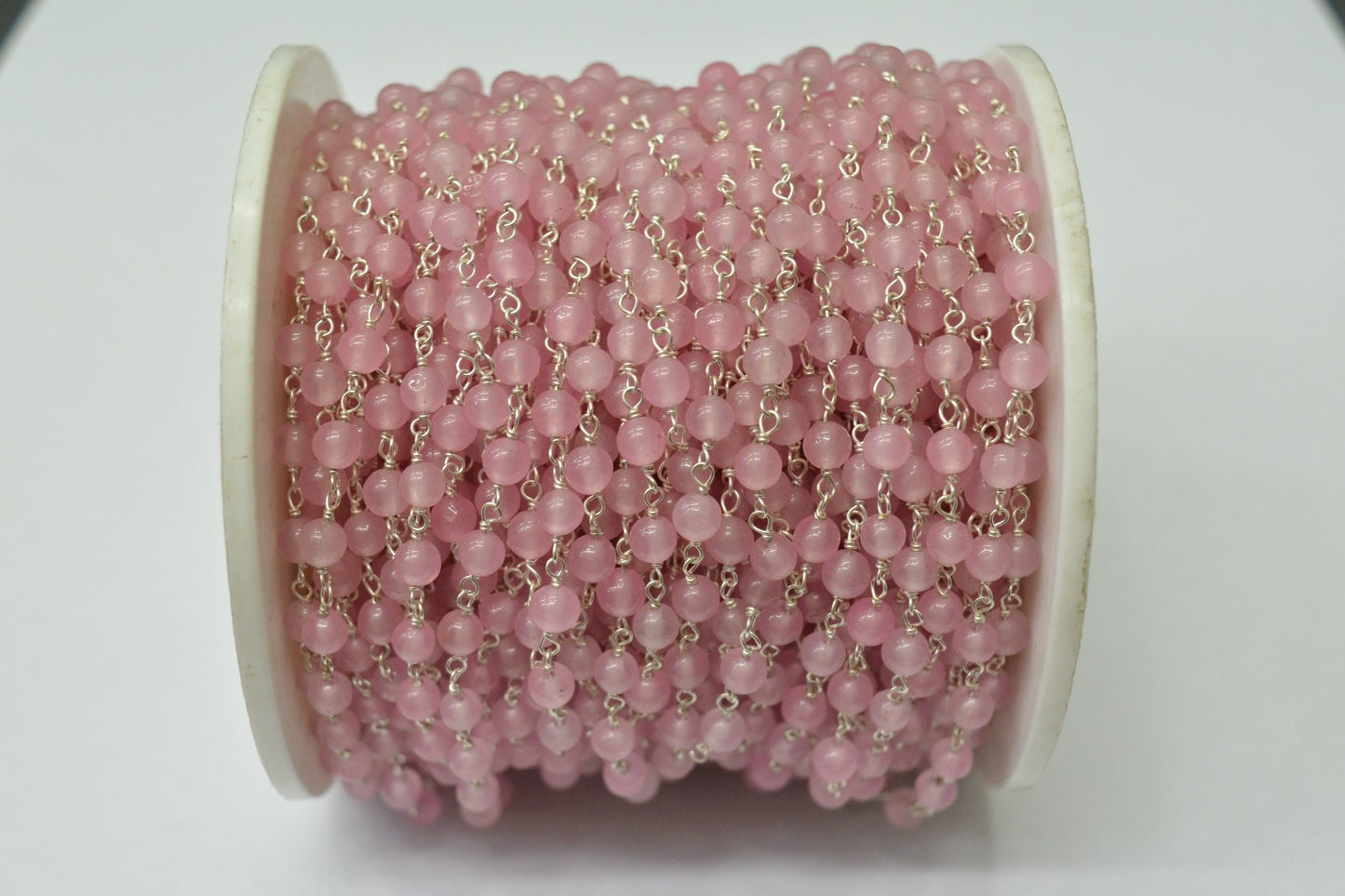 Beautiful 925 Gold Silver Rosary Chain - Quartz 5.00mm