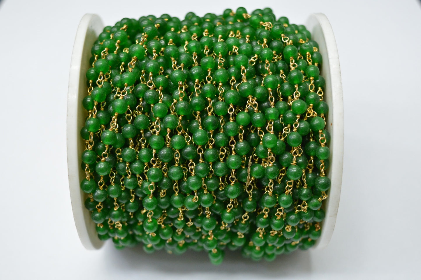 925 Gold Silver Rosary Chain with Agate - 5.00mm