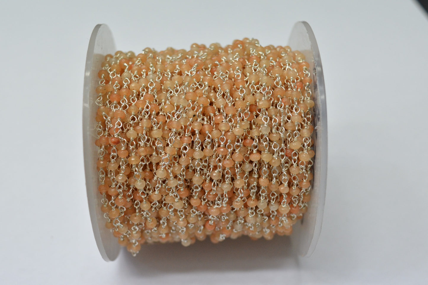 Unique Rosary Chain - Jade 925 Gold Silver 2.00mm