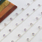 Graceful Rosary Chain - Amethyst 925 Silver Gold 4mm