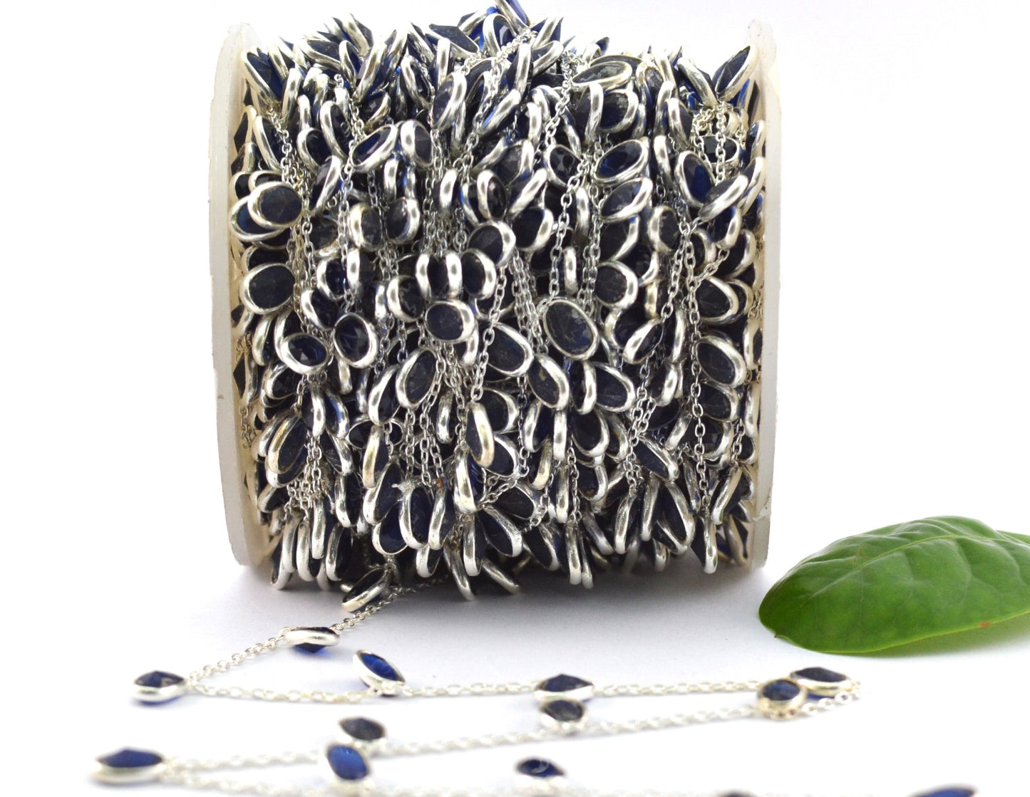 Stunning Rosary Chain - Sapphire 925 Silver 4.00mm