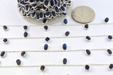 Stunning Rosary Chain - Sapphire 925 Silver 4.00mm